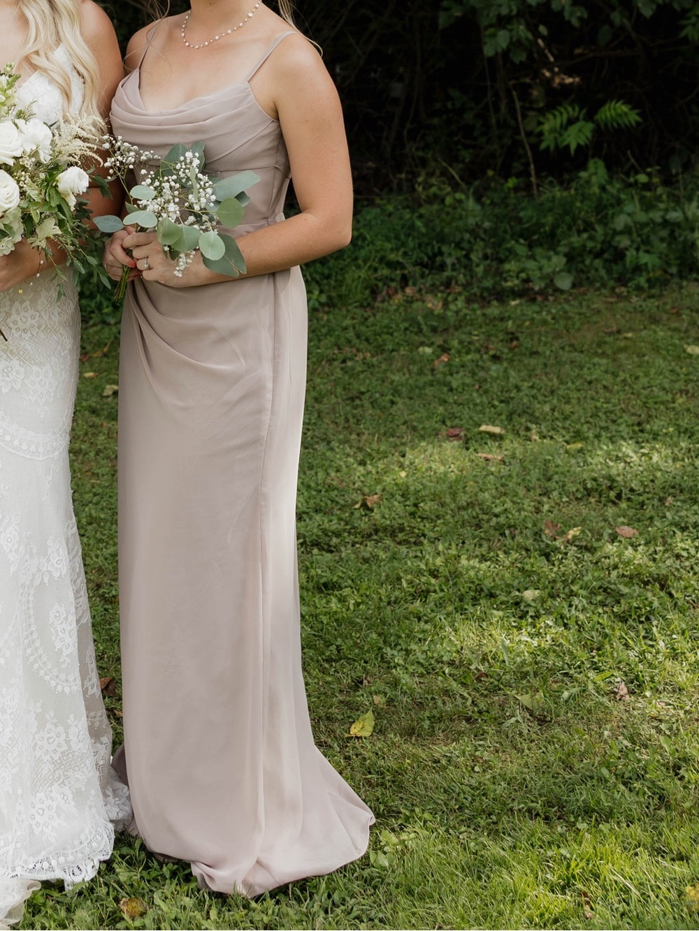 Taupe Bridesmaid Dress